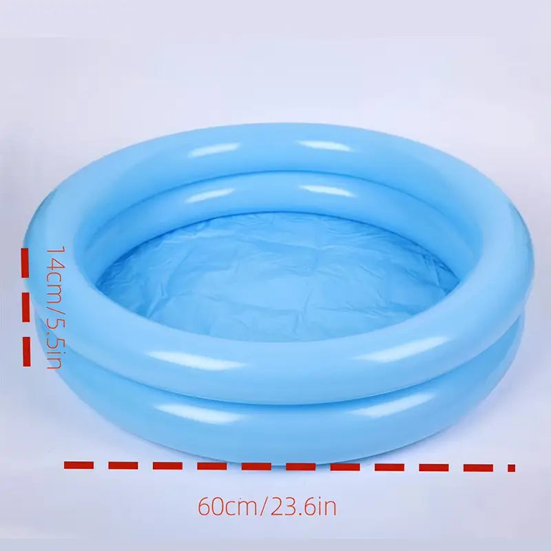 Piscine Gonflable Ronde pour Enfants Bassin d’Été Portable, Rose ou Bleu, Idéal Jardin & Terrasse