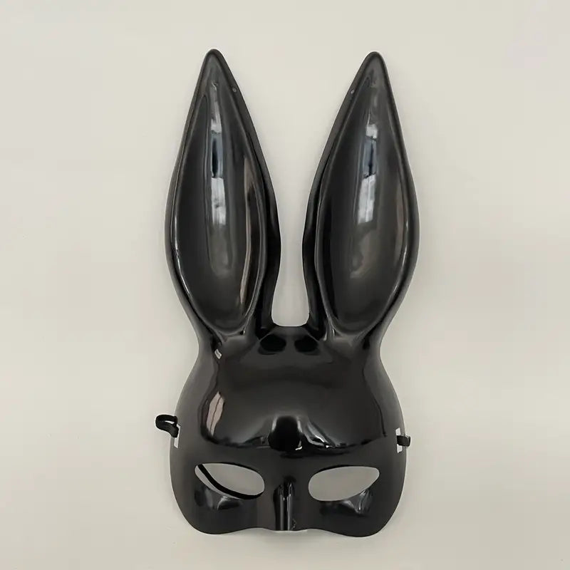 Masque lapin blanc femme – Accessoire de déguisement avec grandes oreilles pour soirée et cosplay