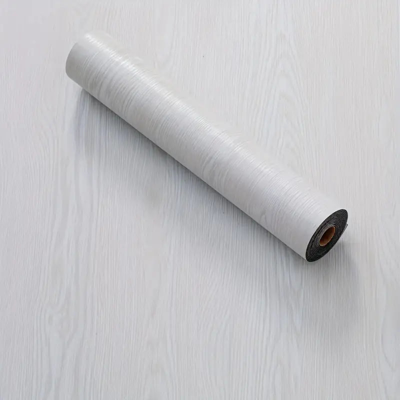 Papier Peint Effet Bois Blanc – Revêtement Mural Auto-adhésif Imitation Grain de Bois pour Décoration Intérieure