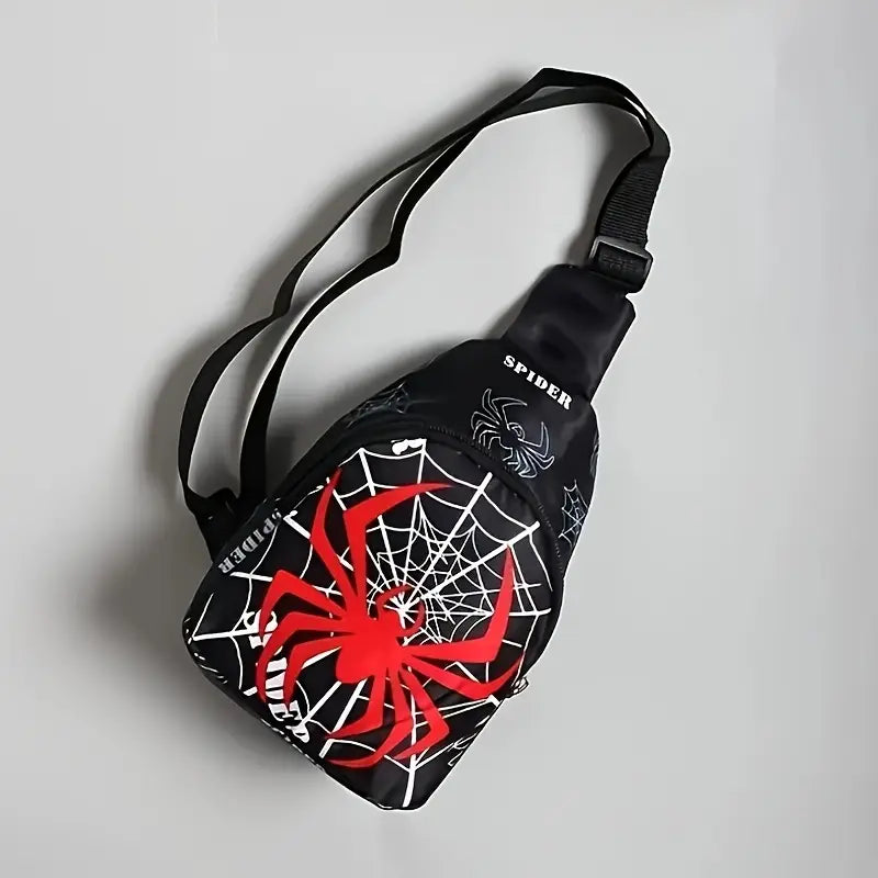 Sac à dos enfant Spider design toile d’araignée – Cartable bandoulière léger et pratique