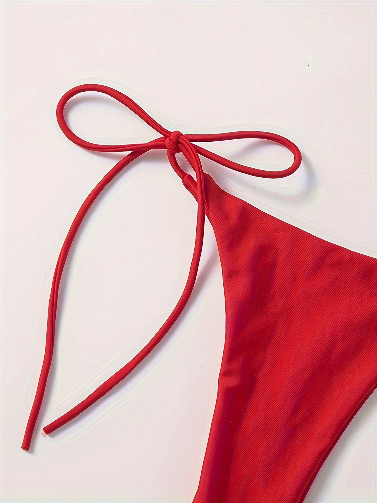 Bikini Femme 2 Pièces à Nouer – Maillot de Bain Triangle Dos Nu, Style Plage & Été Séduisant
