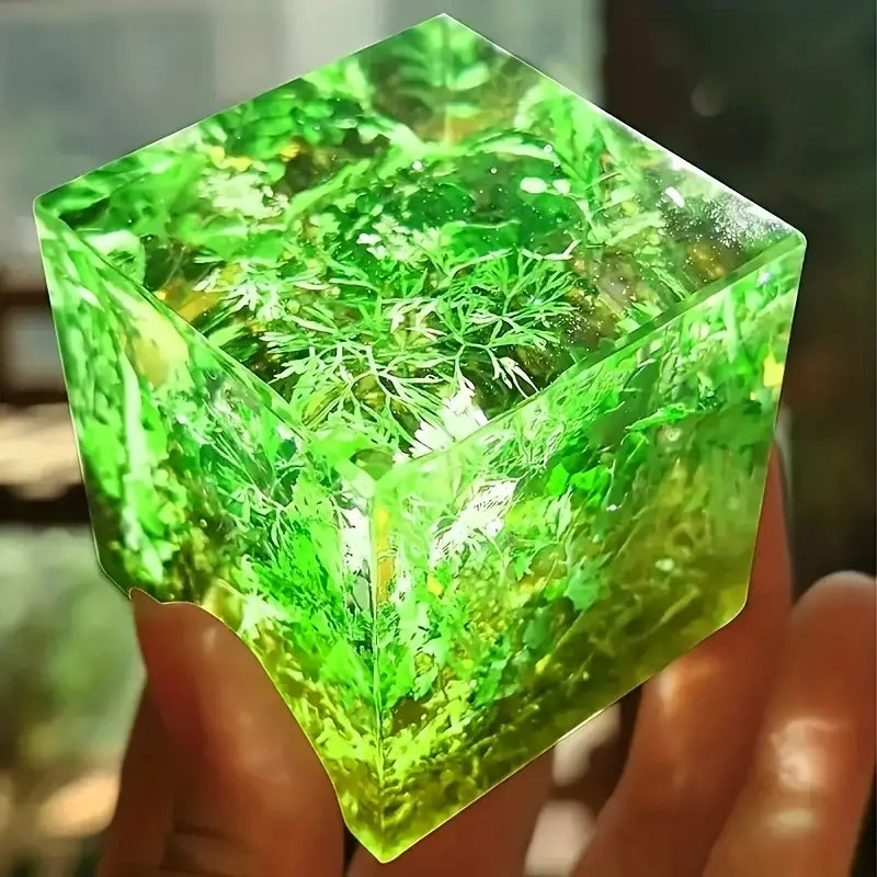 Moules Cube en Silicone pour Résine Époxy – DIY Bijoux, Décorations et Créations Artistiques Transparentes