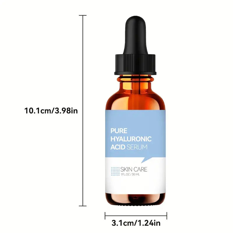 Sérum Acide Hyaluronique Pur 30 ml – Hydratation Intense, Peau Lisse et Repulpée, Anti-Rides & Éclat Naturel