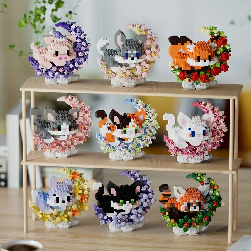 Kit de Construction Animaux en Briques – Maquettes 3D à Assembler pour Adultes et Enfants