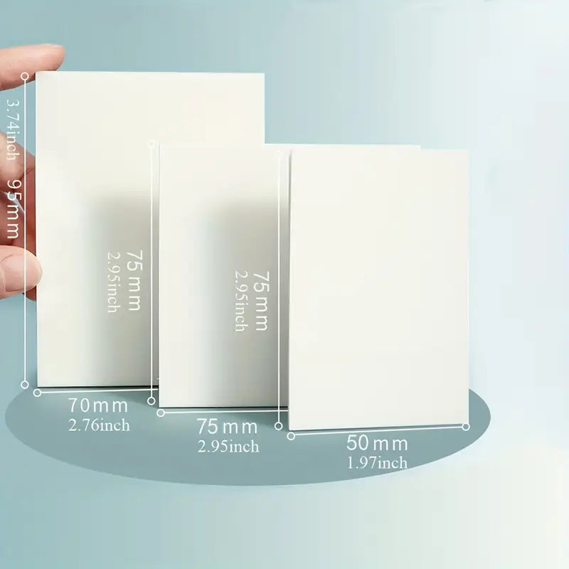 Pochettes adhésives transparentes pour étiquettes ou rangement – Lot de 4 formats pour cahiers, classeurs et bureaux