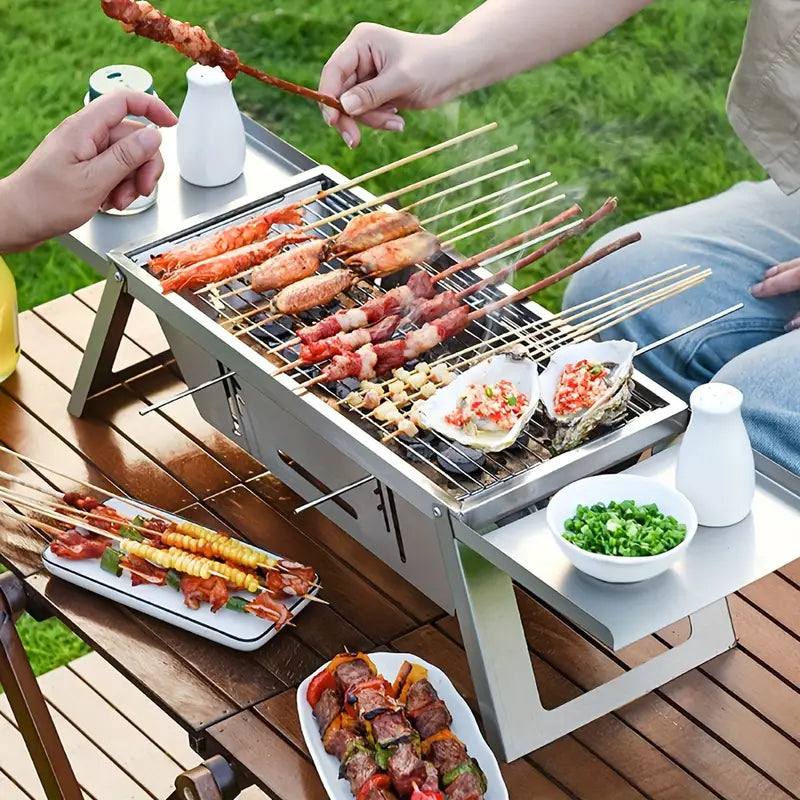 Grilles de barbecue multifonctions – Idéales pour grillades, rôtis et cuisine d’extérieur savoureuse