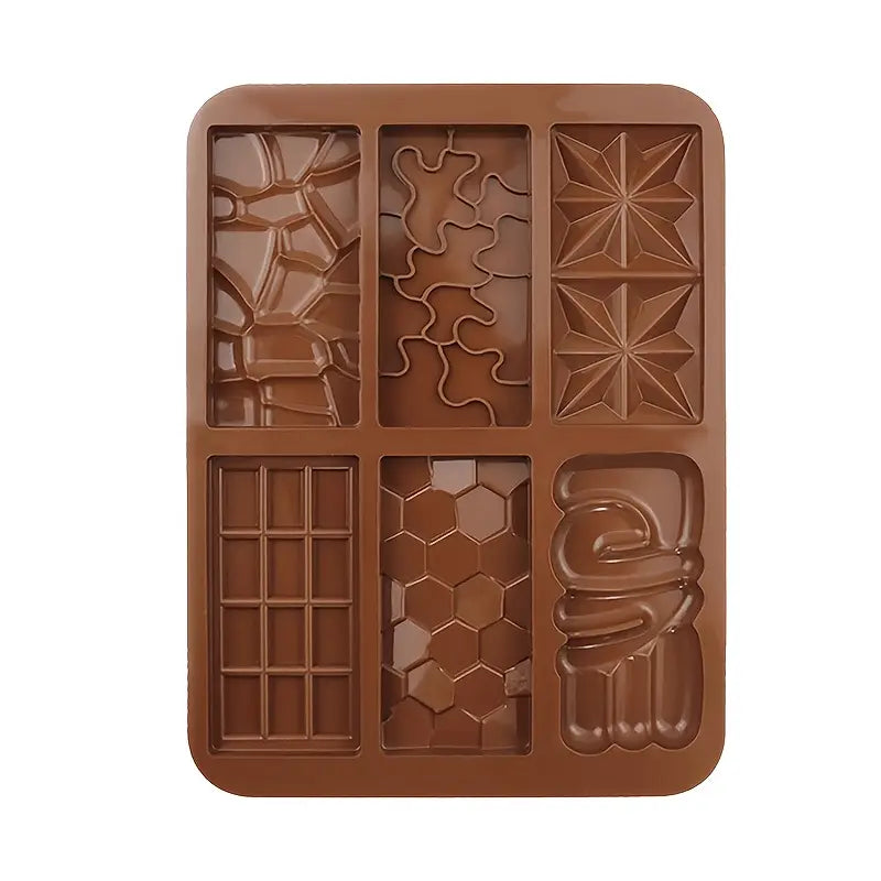 Moule en Silicone Créatif pour Barres d’Alimentation – Chocolats, Snacks Énergétiques et Pâtisseries Maison