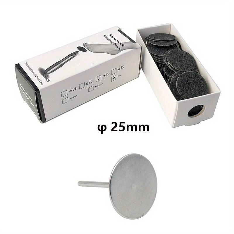 Disques Abrasifs Autocollants pour Râpe Électrique – Lot de 100 Recharges Grain pour Soins des Pieds