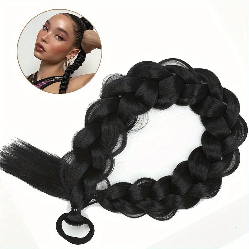 Tresse Postiche XL – Extension Cheveux à Clipser pour Look Glamour et Coiffure Express