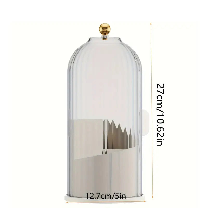 Boîte Rangement Maquillage avec Couvercle – Organisateur Pinceaux Élégant et Anti-Poussière