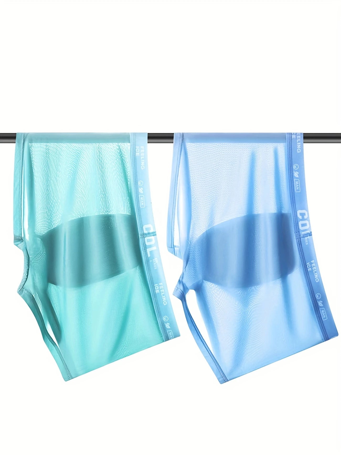 Boxers Homme – Sous-vêtements Confort Respirant & Ceinture COOL Stylée - Pack de 4