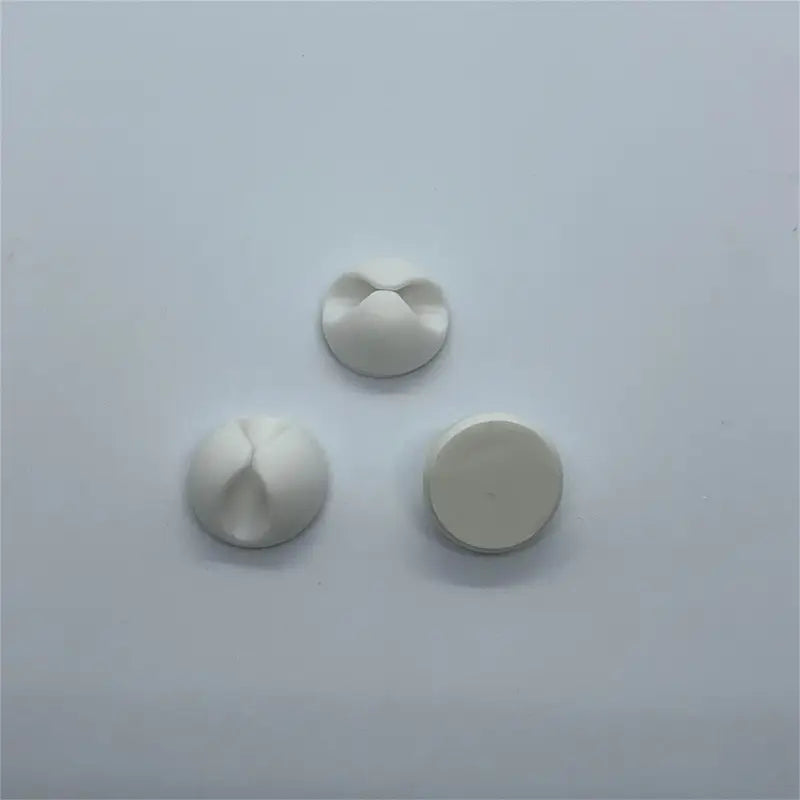 Lot de 3 Organiseurs de Câbles Autocollants – Passe-Fils Silicone pour Bureau et Maison