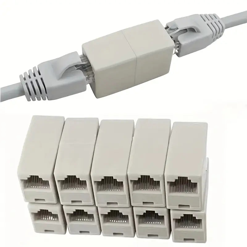 Prise Murale RJ45 Cat6 – Connecteur Réseau Ethernet Haute Vitesse | Hubs et Adaptateurs