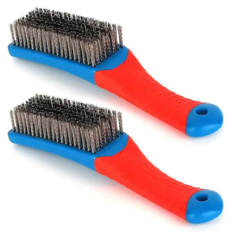 Brosse Métallique de Nettoyage Industriel – Poignée Ergonomique pour Dégraissage et Décapage de Surfaces