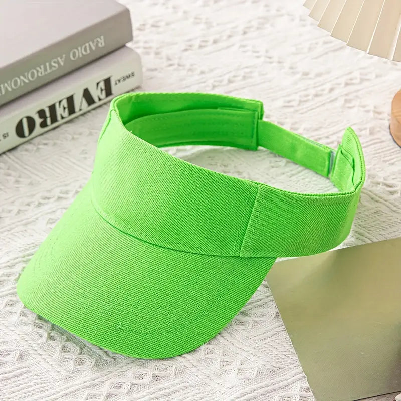 Visière homme rouge sport – Casquette sans dessus légère et respirante pour été