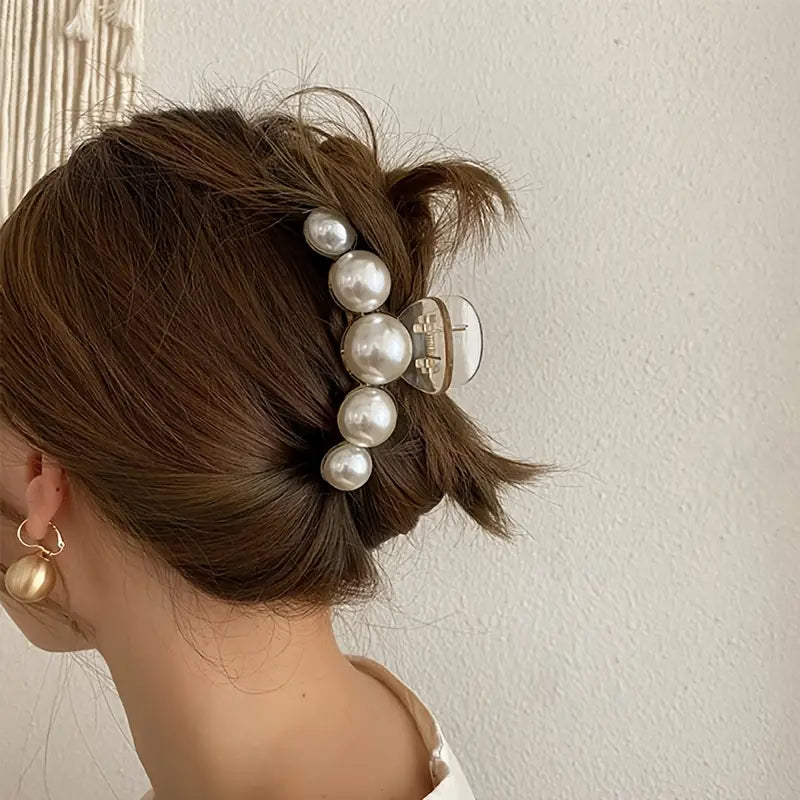 Pinces à Cheveux avec Perles – Accessoires Élégants et Féminins pour Chignons, Coiffures de Mariage