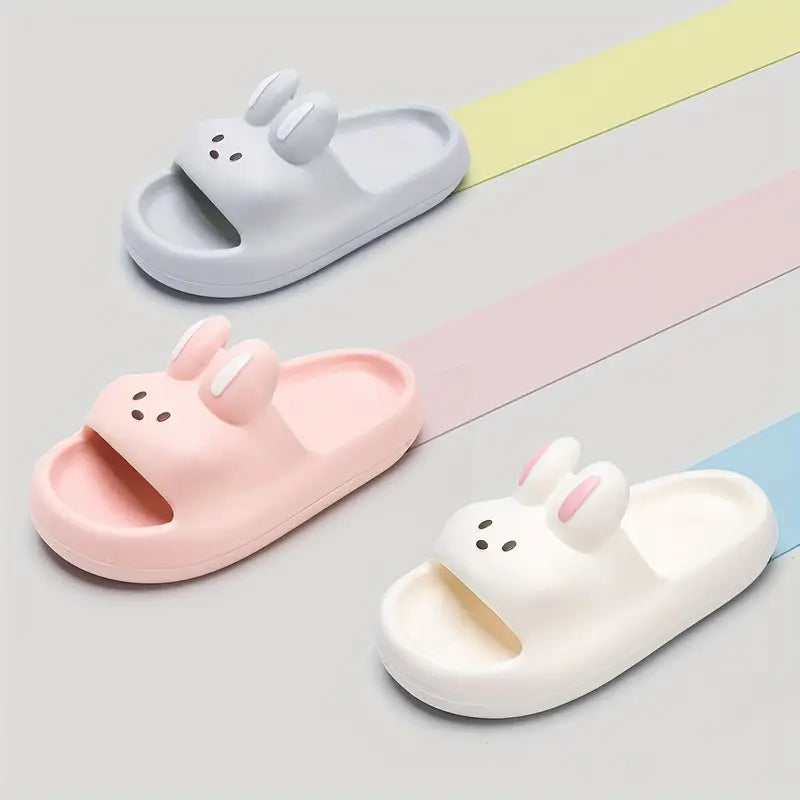 Sandales fille lapin mignon – Pantoufles légères et confortables pour l’été