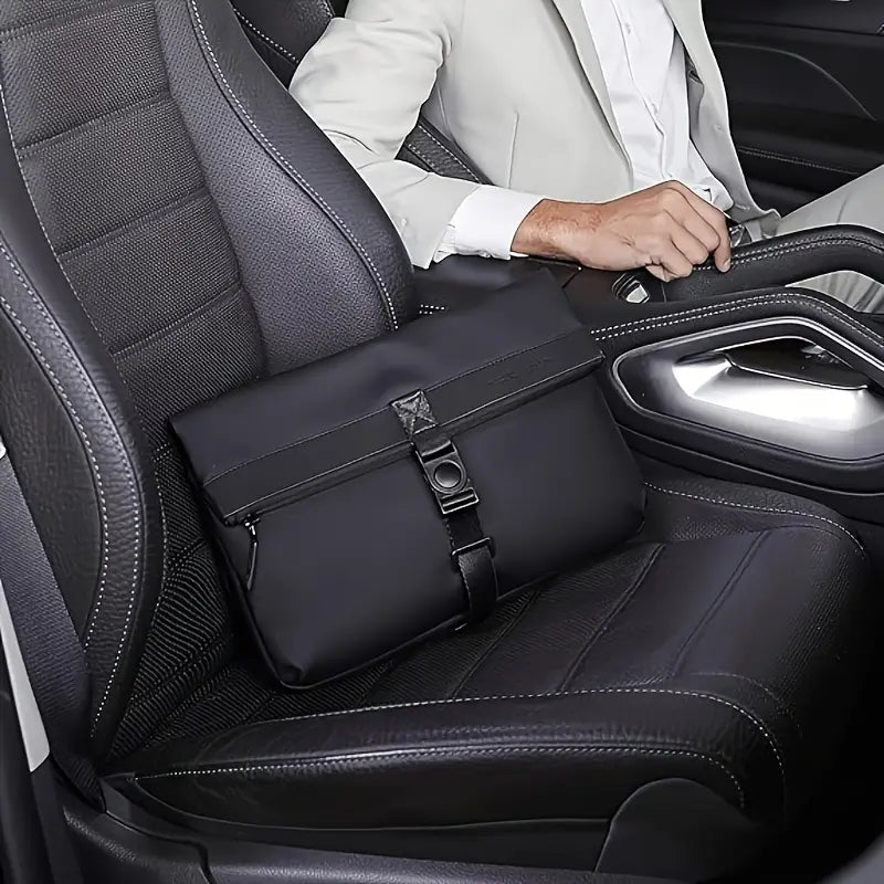 Sac bandoulière homme noir étanche – Design moderne et pratique pour le quotidien