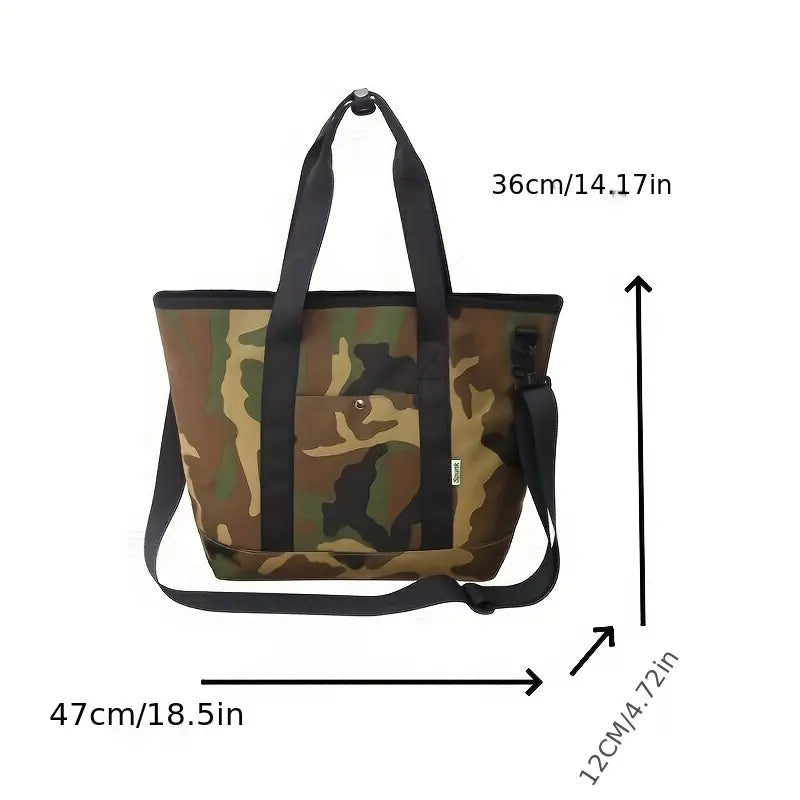 Sac bandoulière homme camouflage – Grand cabas tendance pour un look urbain
