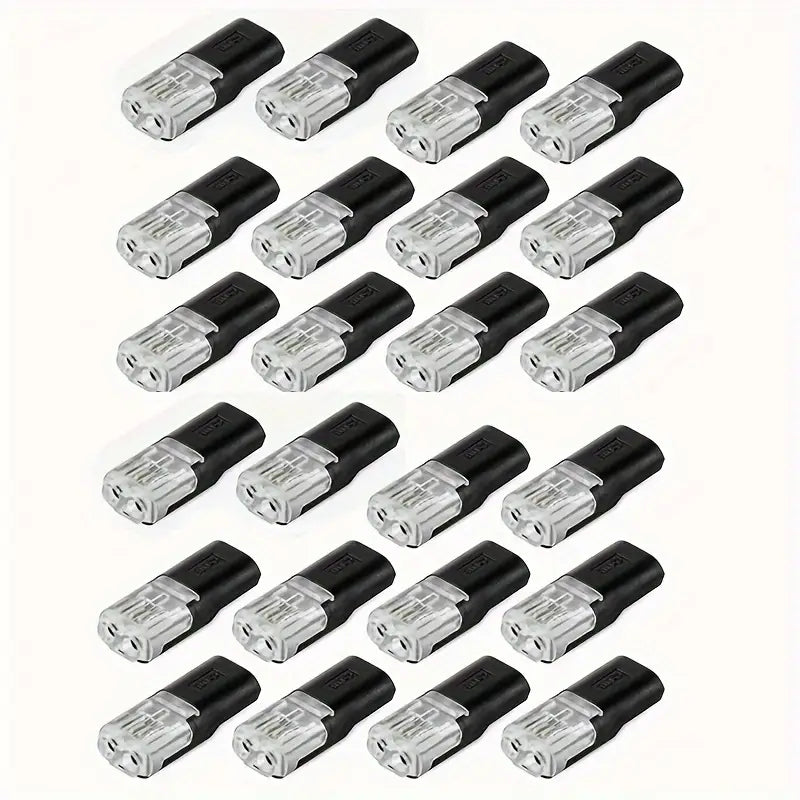 Connecteurs Électriques Rapides sans Soudure – Lot de 6/12/24 Pièces pour Câbles Auto, LED & Bricolage