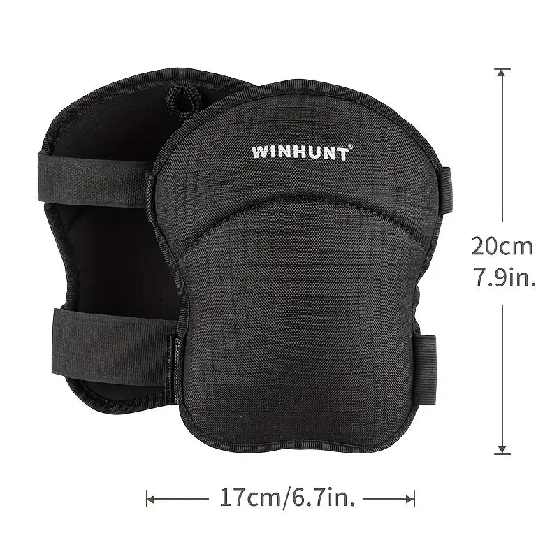 Genouillères de Protection WINHUNT – Confort Rembourré et Réglable pour Travaux, Jardinage et Bricolage