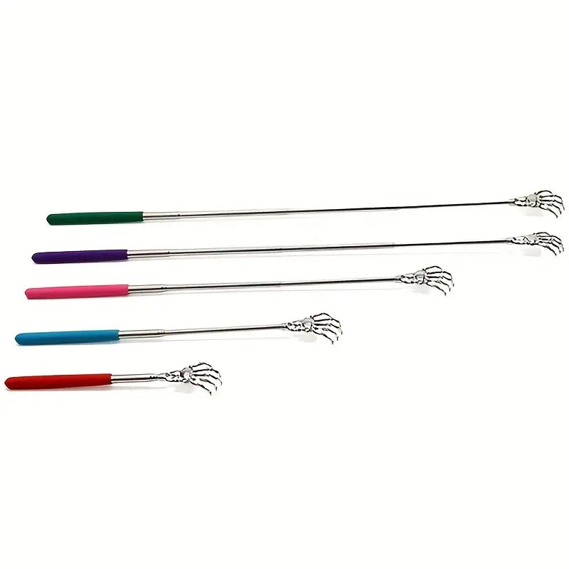 Gratte-dos Télescopique en Forme de Main Squelette – Accessoire de Massage Original et Relaxant pour Soulager les Démangeaisons