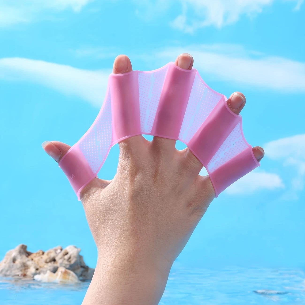 Palmes de Main en Silicone pour Natation – Ailettes d’Entraînement pour Améliorer la Propulsion et la Technique