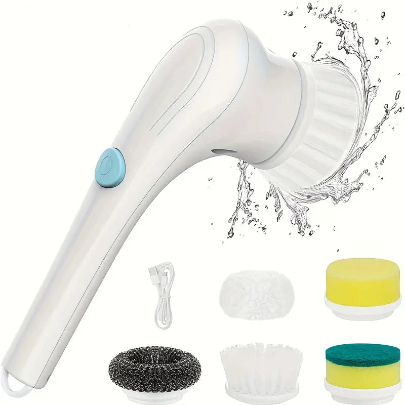 Brosse Électrique de Nettoyage Multifonction – Idéale pour Chaussures, Sols et Surfaces Tenaces