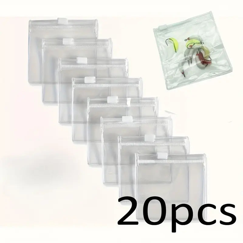 Sachets de Rangement Transparent Zip pour Bijoux – Pochette Réutilisable et Étanche