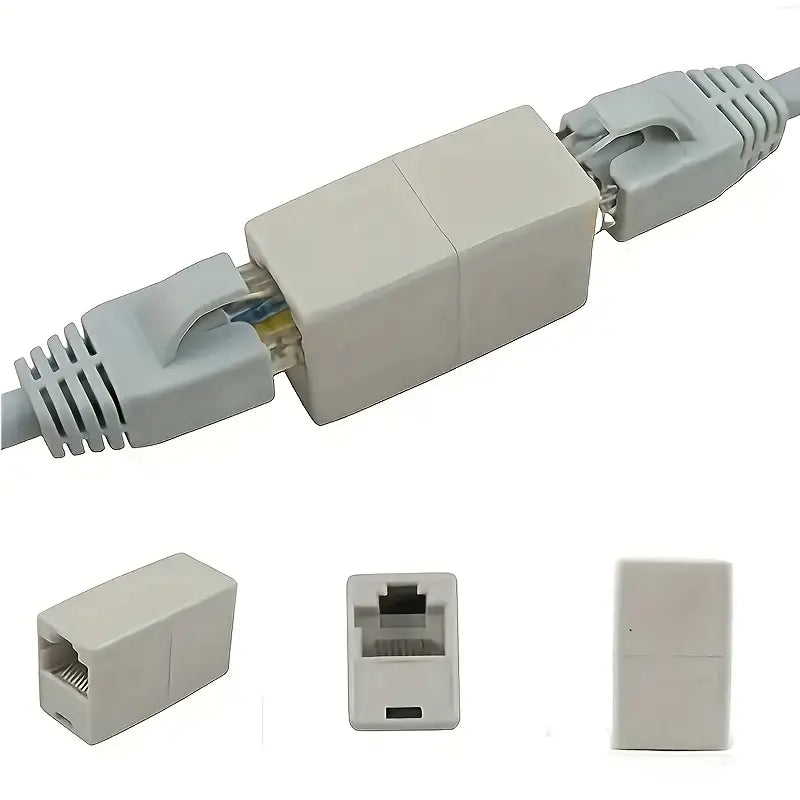 Prise Murale RJ45 Cat6 – Connecteur Réseau Ethernet Haute Vitesse | Hubs et Adaptateurs