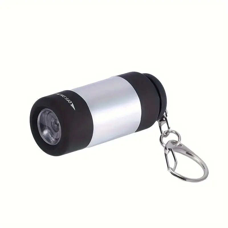 Mini Lampe Torche LED avec Mousqueton – Porte-Clés Lumineux Compact et Étanche pour Camping ou Urgences – Collection Lampes de Poche