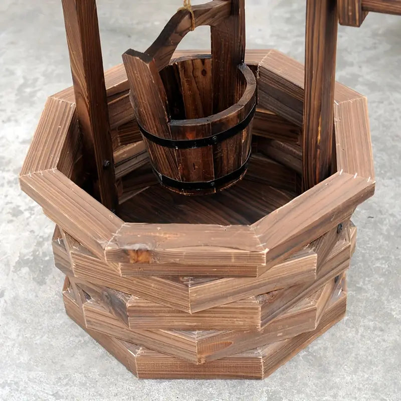 Chapeau de poteau en bois massif  Finition naturelle, résistant aux intempéries pour décoration extérieure élégant