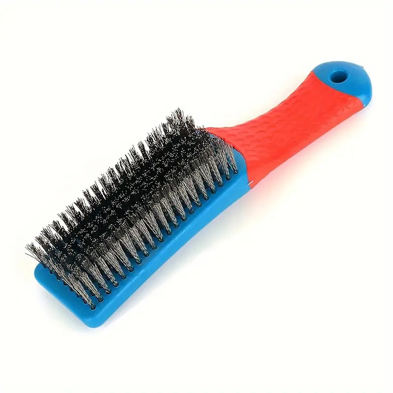 Brosse Métallique de Nettoyage Industriel – Poignée Ergonomique pour Dégraissage et Décapage de Surfaces