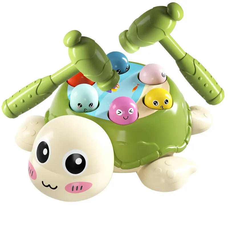 Jeu d’Éveil Bébé Tortue à Marteler – Jouet Ludique et Coloré pour Développer la Motricité