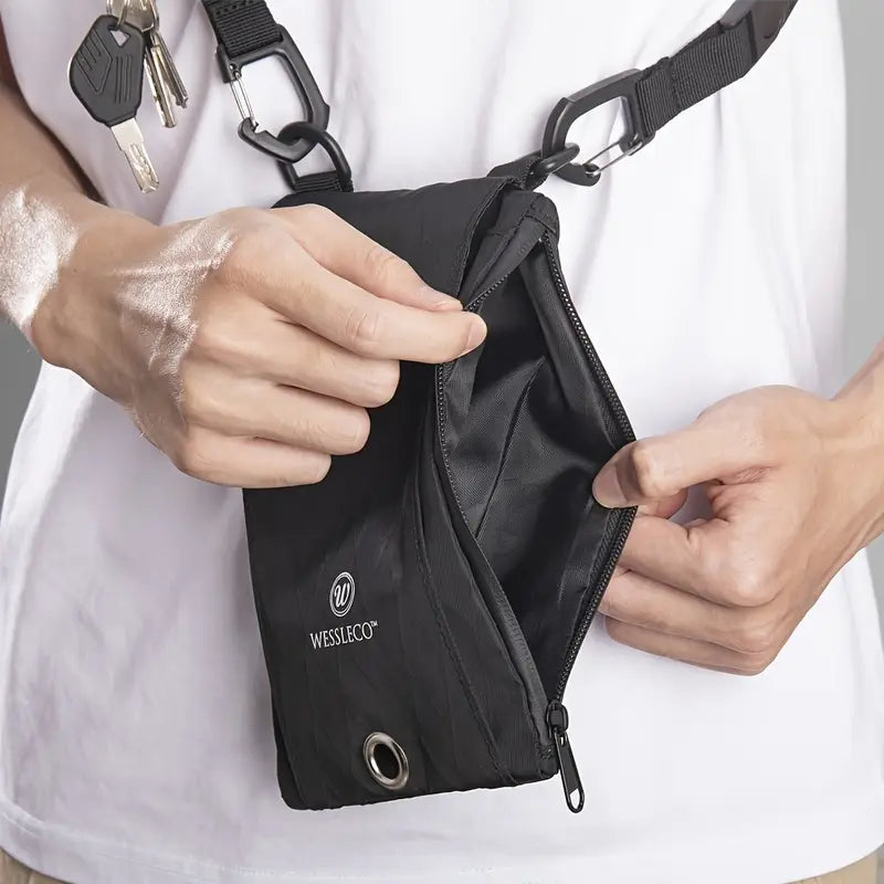 Sacoche tour de cou avec port USB Protège-passeport intelligent et antivol pour voyageur connecté