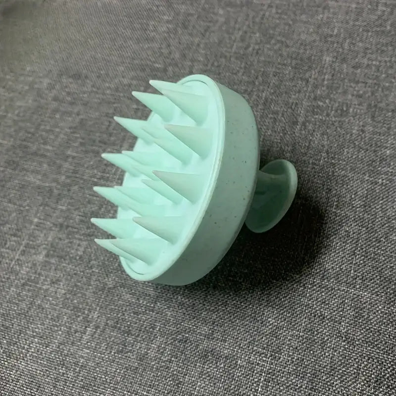 Brosse de Massage Cuir Chevelu en Silicone – Stimule la Circulation, Réduit le Stress & Favorise la Pousse des Cheveux