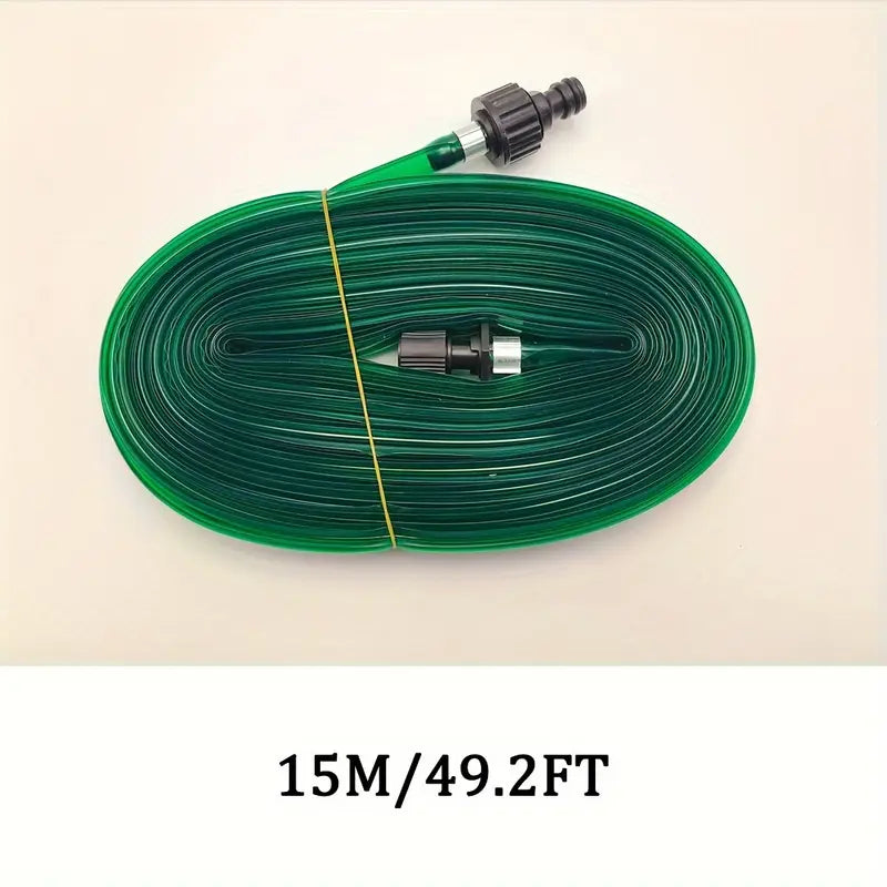 Tuyau d’Arrosage Plat 3/7.5/15M – Flexible, Résistant et Compact pour Jardin, Pelouse et Extérieur