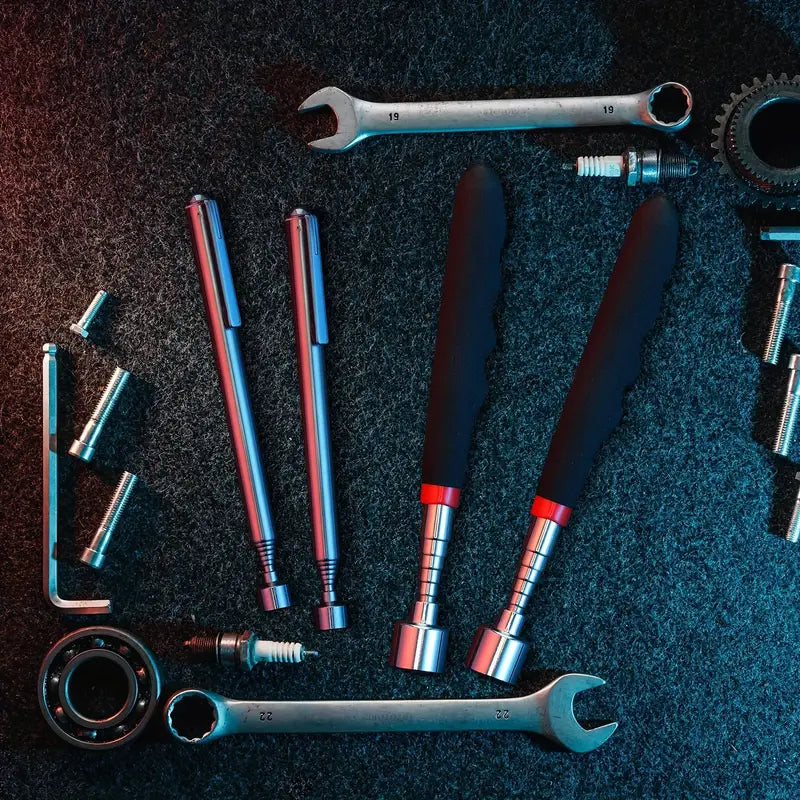 Ensemble d’Outils de Précision avec Poignées Télescopiques et Clés – Kit Magnétique pour Réparation Industrielle