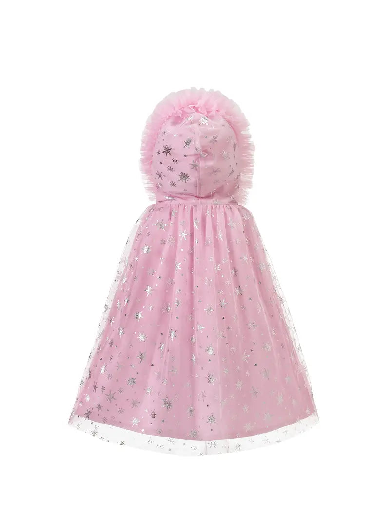 Cape de princesse avec capuche – Déguisement féerique pour fille