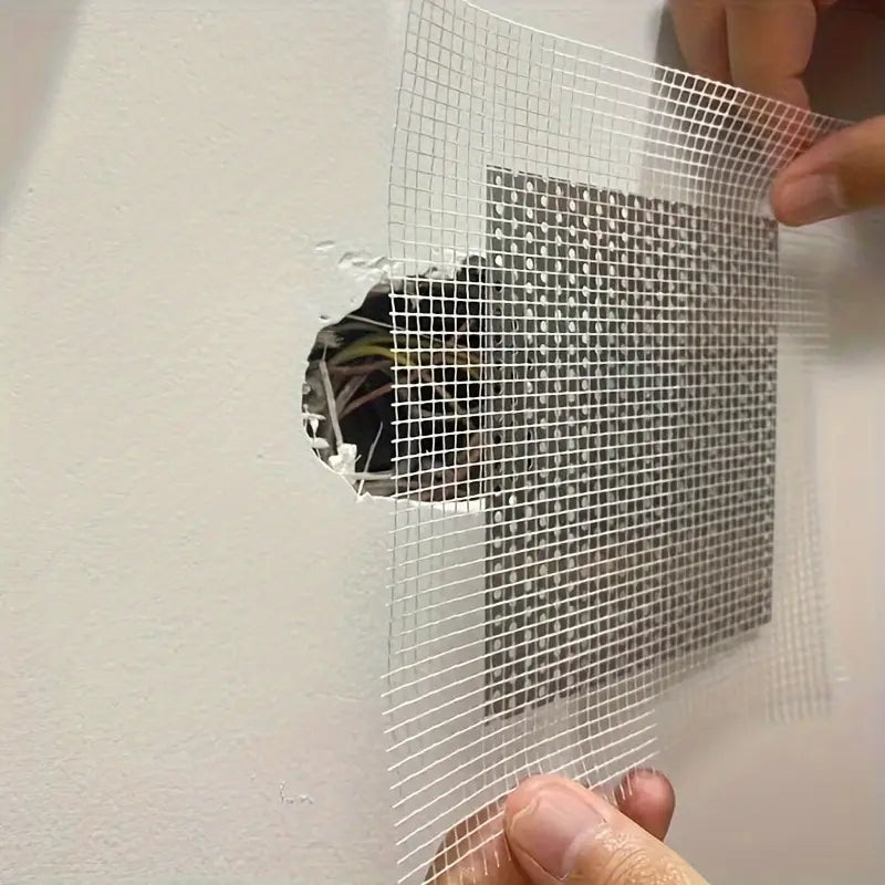 Patch de Réparation Murale en Fibre de Verre – Renfort Auto-Adhésif pour Fissures et Trous