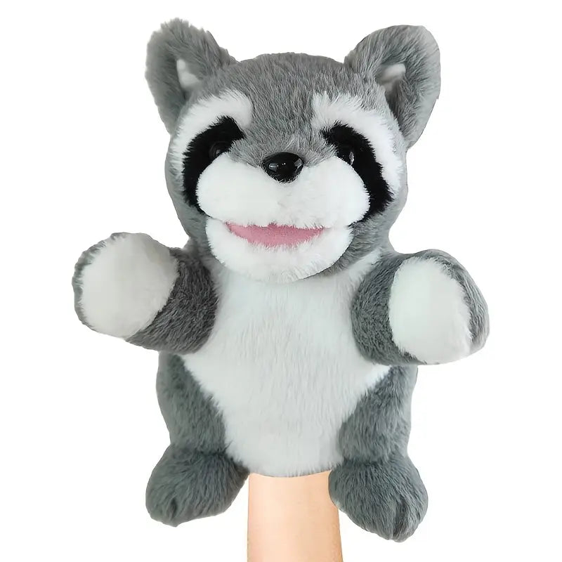 Marionnettes Animaux Sauvages en Peluche – Jouets Éducatifs pour Théâtre et Histoires d’Enfants