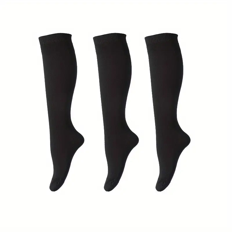 Lot de 3 paires de chaussettes hautes homme – Confort, chaleur et style classique