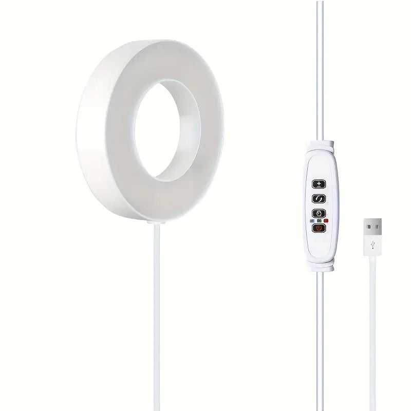 Lampe LED de Croissance Circulaire USB – Éclairage Professionnel pour Plantes, Serres et Semis