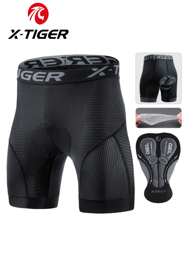 Cuissard vélo rembourré en gel – Short cyclisme respirant et anti-choc pour longues distances