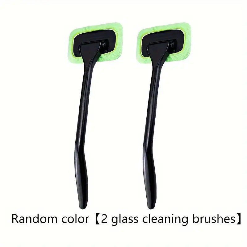 Brosse de Nettoyage Pare-Brise Voiture avec Manche Long et Chiffon Microfibre