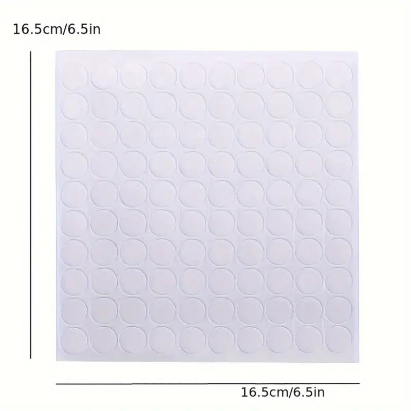 Pastilles Adhésives Transparentes Double Face – Fixation Forte, Discrète et Sans Résidus pour DIY, Déco et Bricolage
