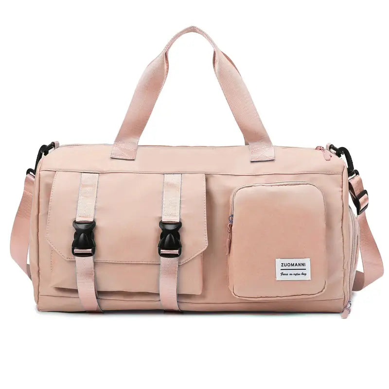 Sac de voyage femme rose  Grand bagage polyvalent avec multiples poches