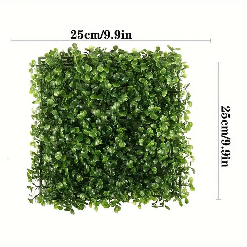 Panneau de Feuillage Artificiel Luxe – Décoration Murale & Jardin pour Un Espace Verdoyant et Élégant