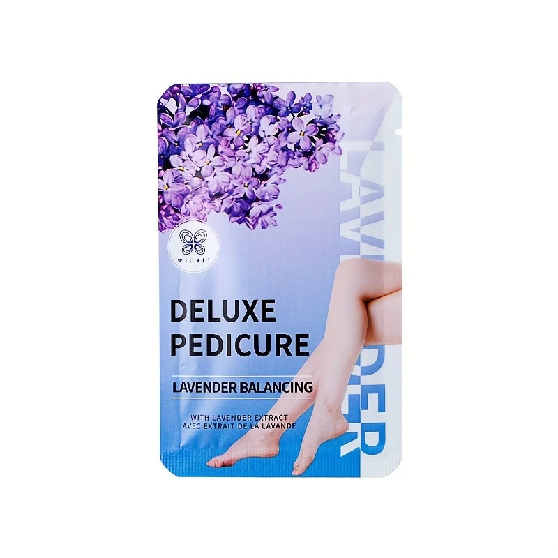 Kit Masques Pédicure Deluxe – 4 Soins Pieds Hydratants aux Extraits Naturels (Lavande, Miel, Jasmin, Agrumes)