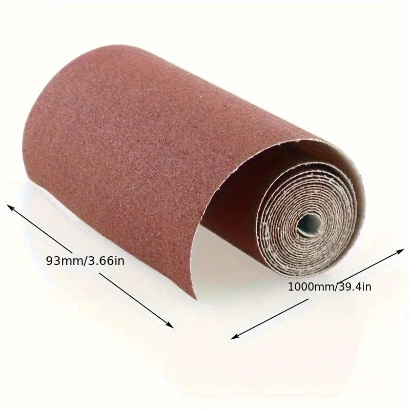 Rouleau de Papier Abrasif Grain Fin – Idéal pour Ponçage Bois, Métal et Finition de Surface